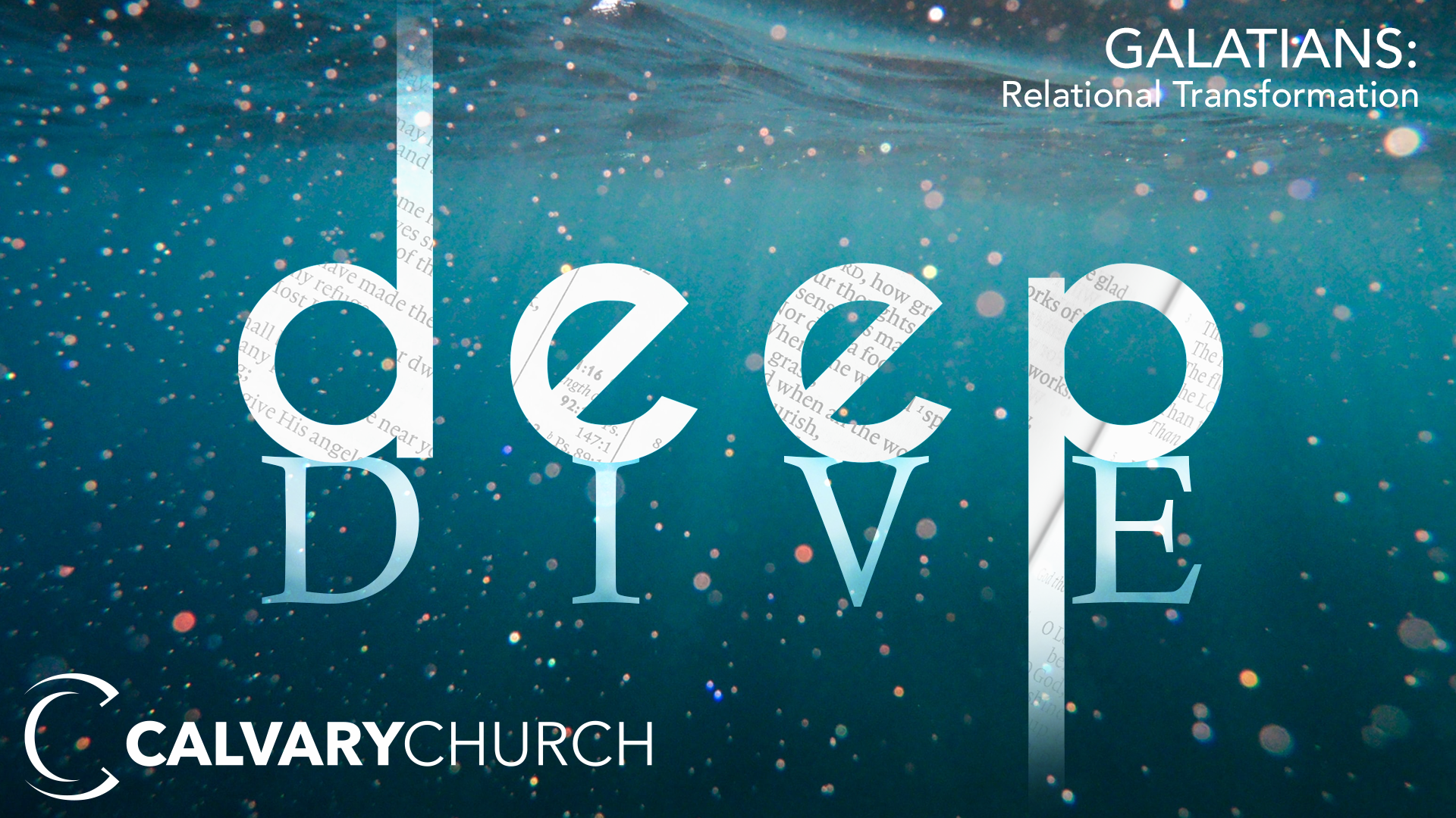 Galatians 6:1-10: Relational Transformation (Deep Dive)