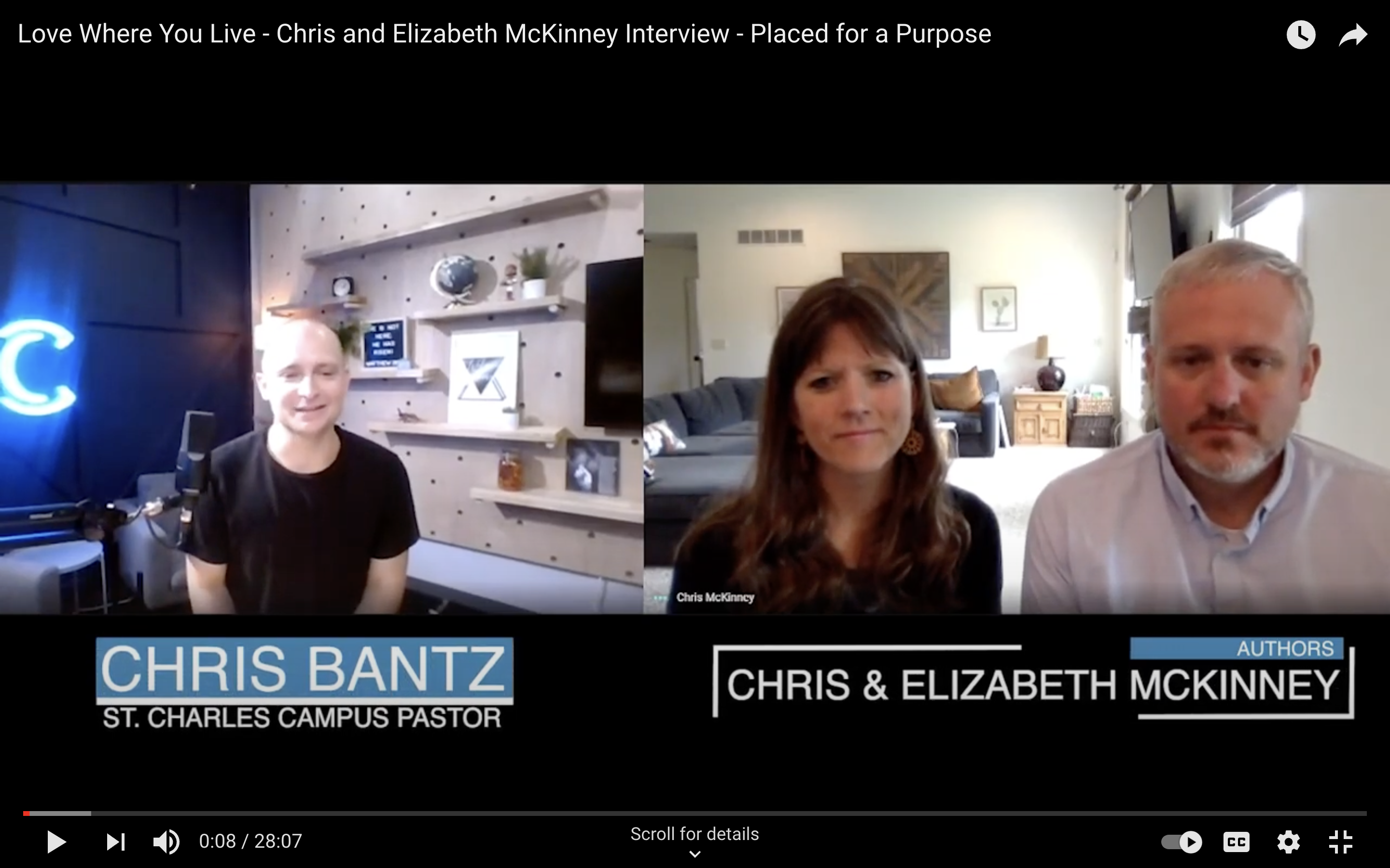 Interview with Chris & Elizabeth McKinney