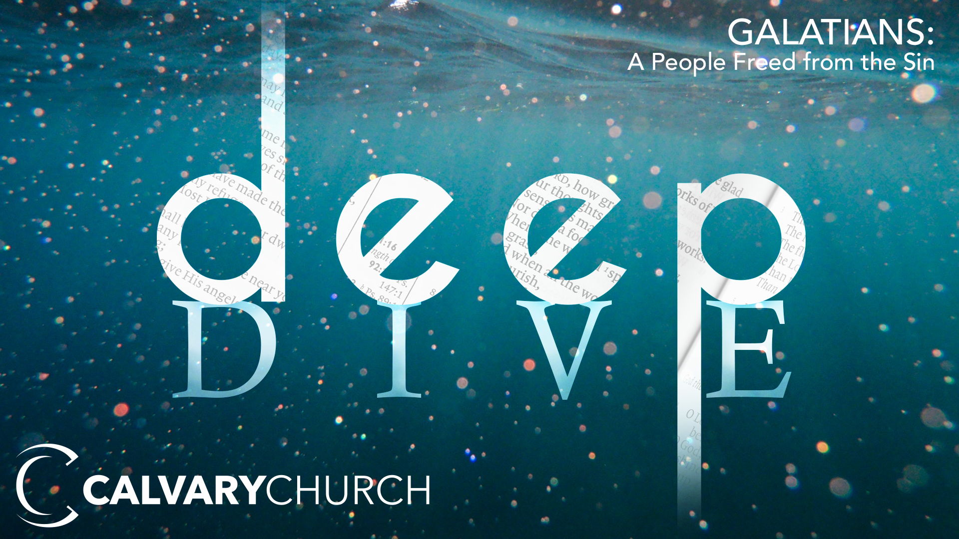 Galatians 3:23 - 4:7: A People Freed From Sin (Deep Dive)